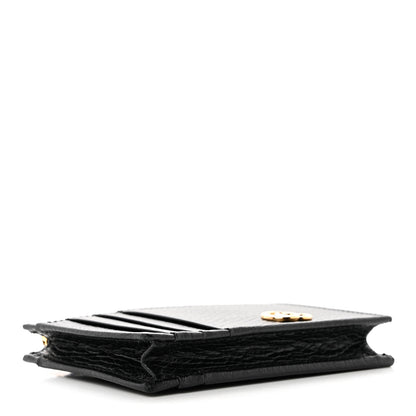 Gucci Dollar Calfskin GG Marmont Coin Case Card Holder Black 4 of 7
