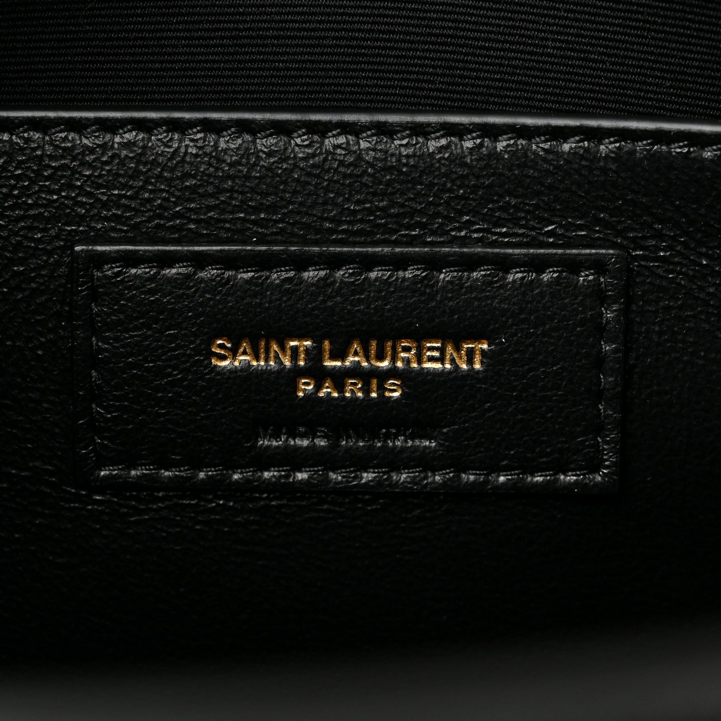 Shiny Calfskin Crocodile Embossed Manhattan Baguette Black