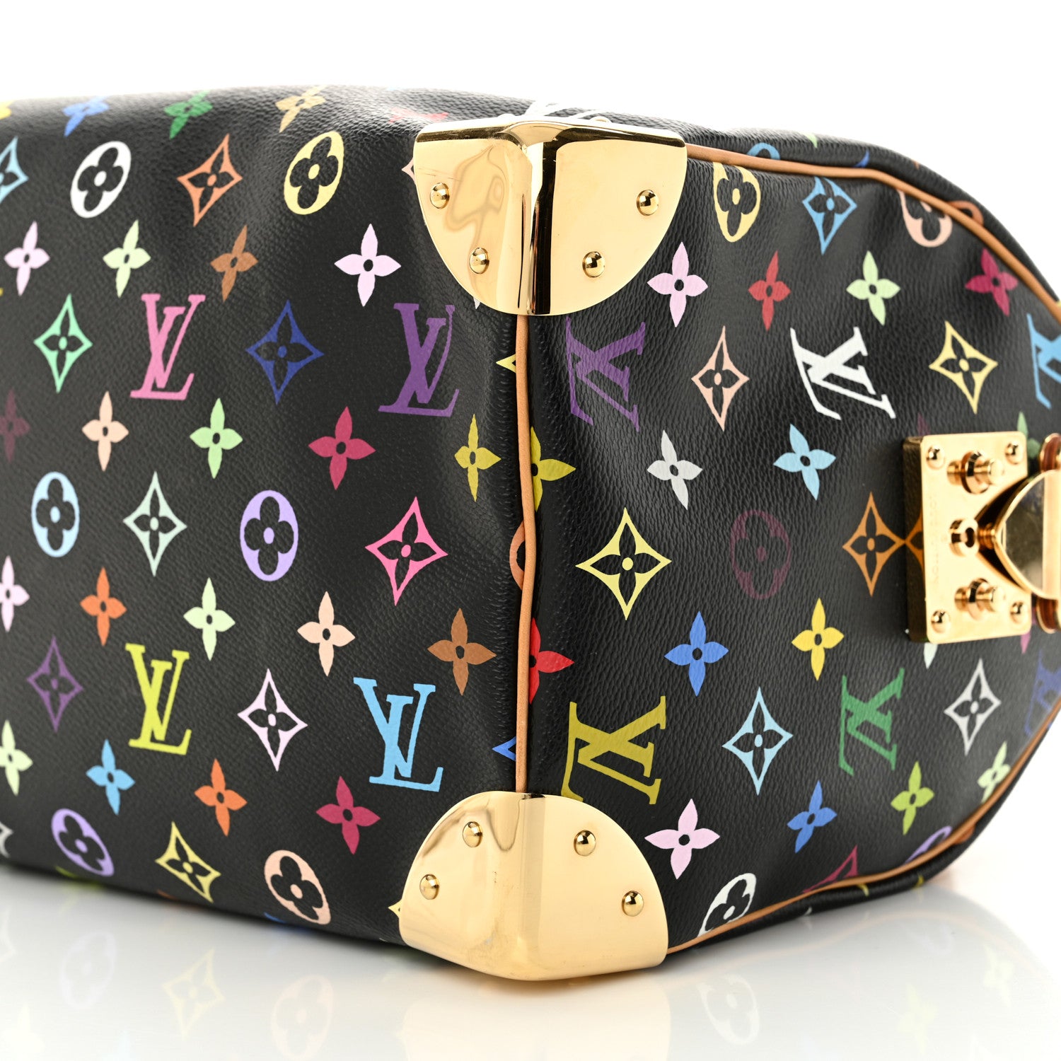 Louis Vuitton Monogram Multicolor Speedy 30 Black 9 of 10