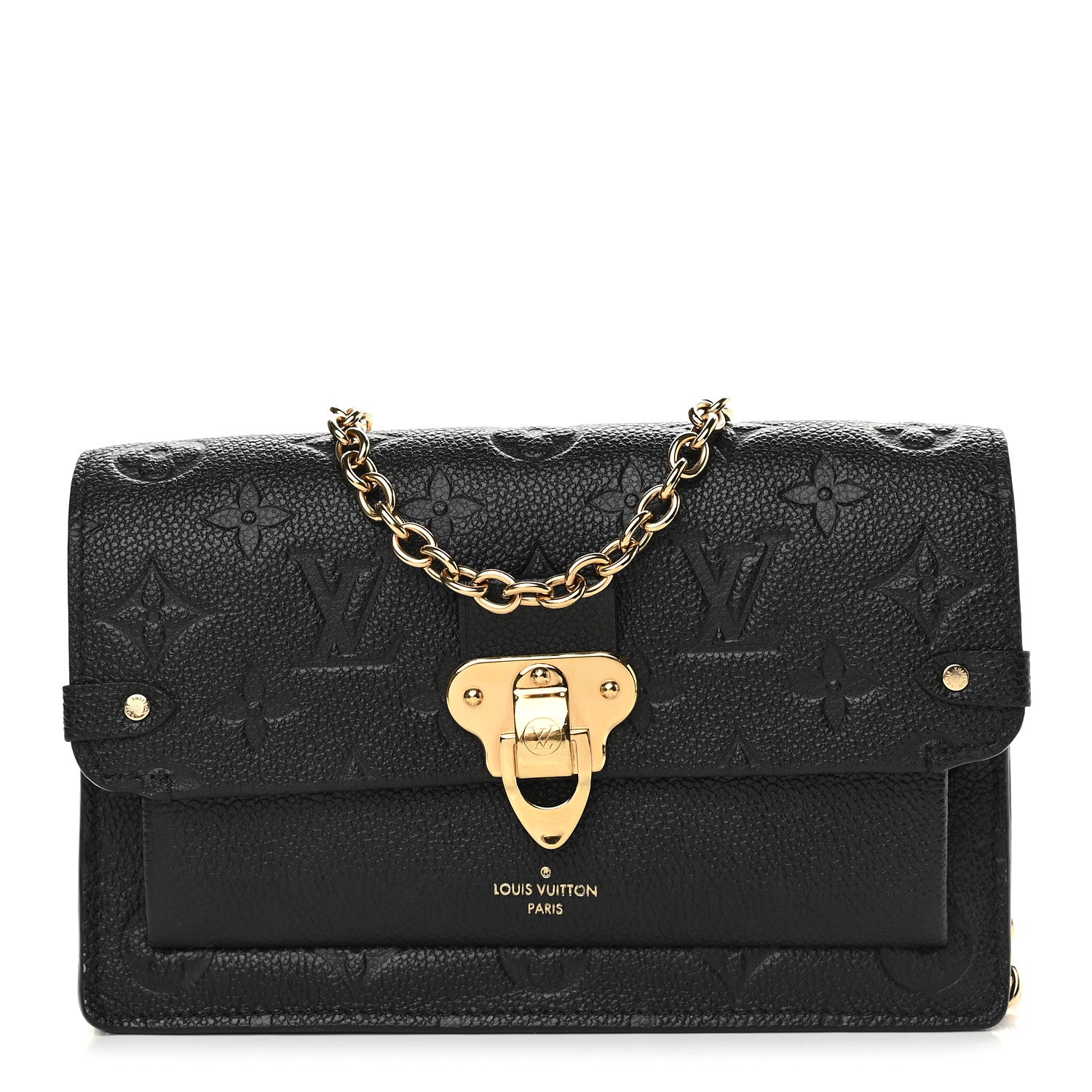 Louis Vuitton Empreinte Vavin Chain Wallet Black 1 of 7