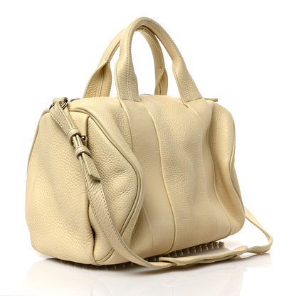 Alexander Wang Pebbled Lambskin Rocco Soft Meringue Pale Gold Hardware 3 of 8