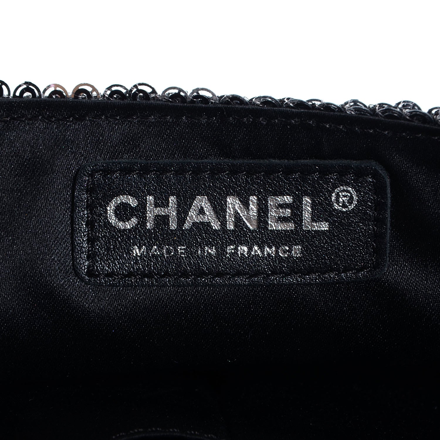 Chanel Sequin East West Flap Dark Silver 7 of 8