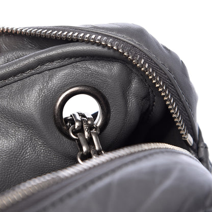 Chanel Aged Calfskin Quilted Large Reissue Camera Case Grey 14 of 20