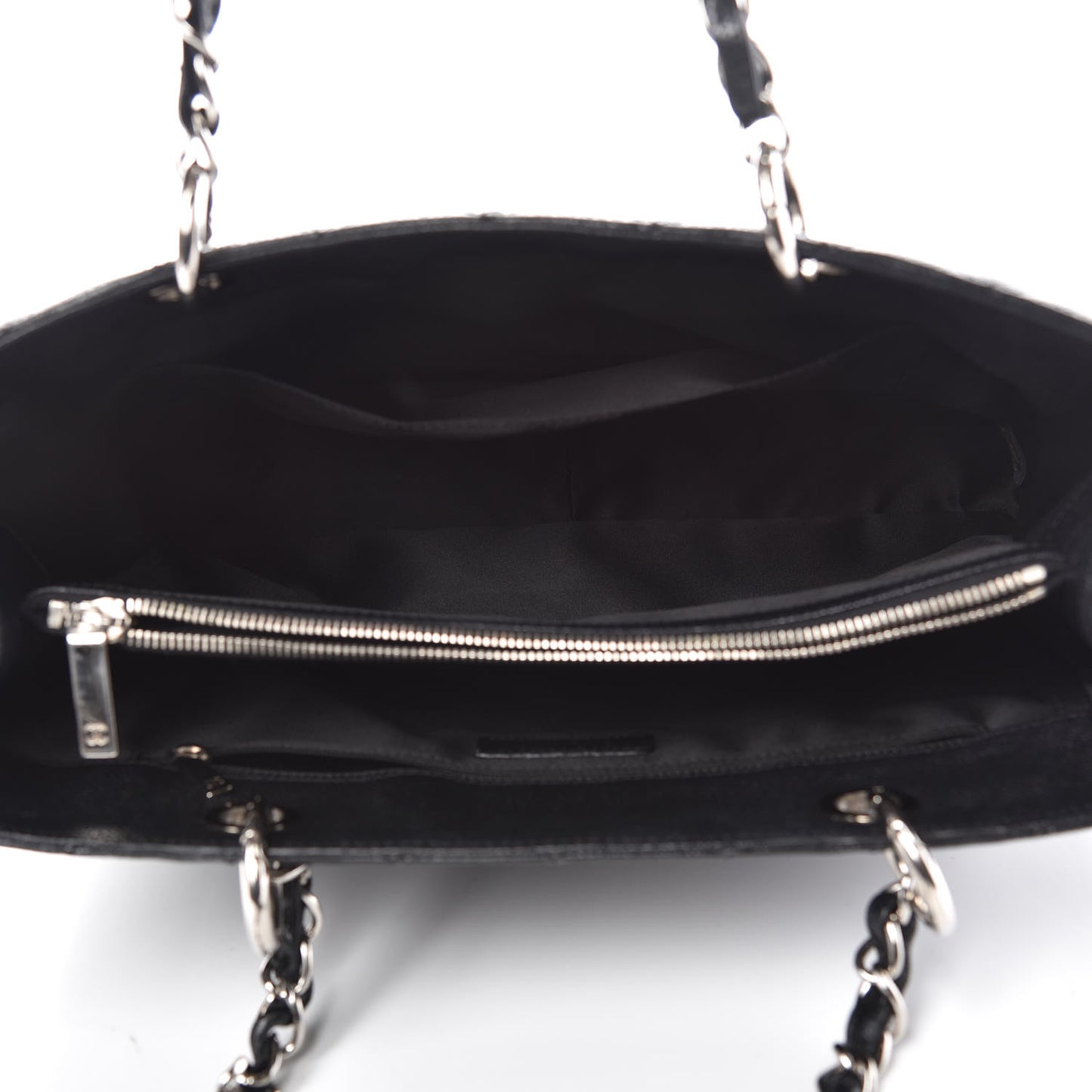 Caviar Quilted Grand Shopping Tote GST Black