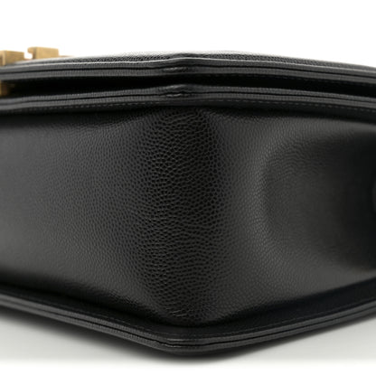 Chanel Caviar Quilted Medium Boy Flap Black 10 of 11