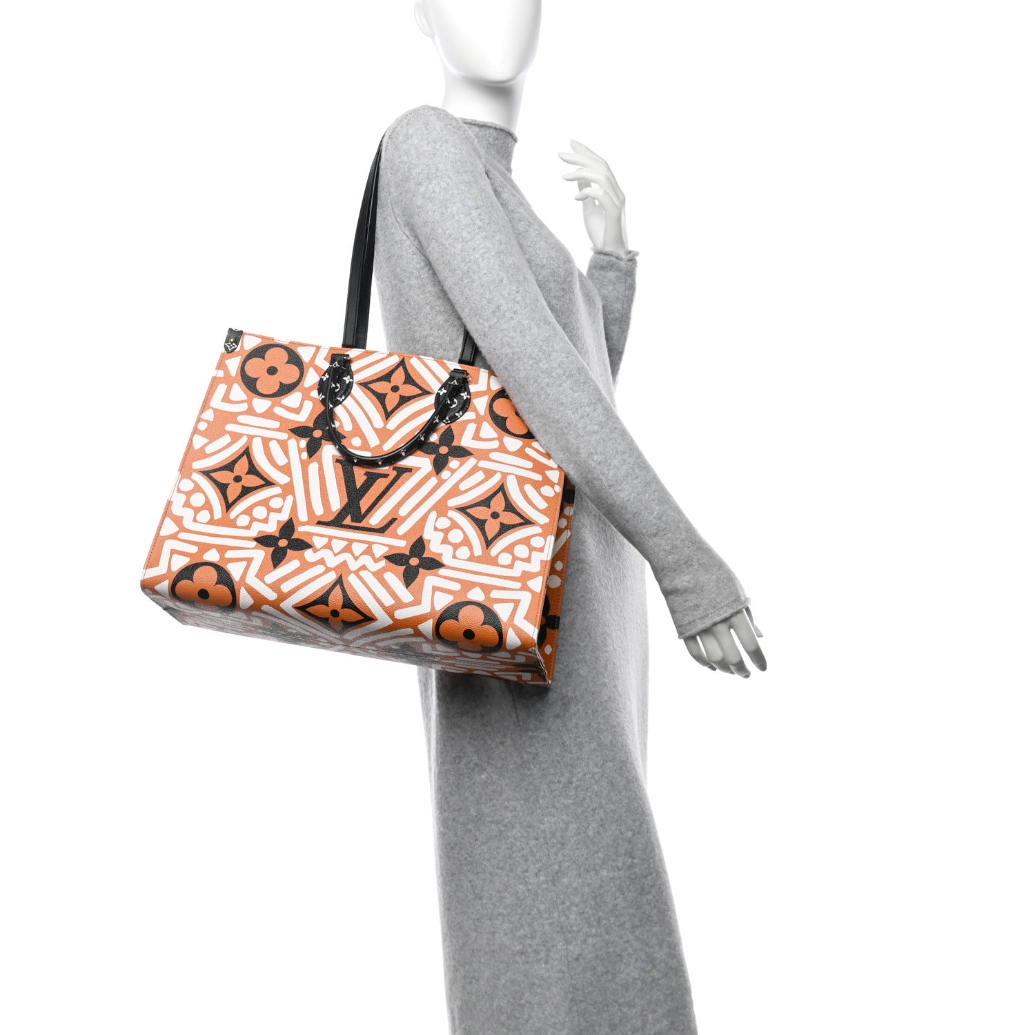 Louis Vuitton Monogram Giant Crafty Onthego GM Crème Caramel 2 of 14
