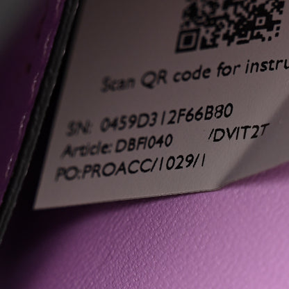 Versace Grained Calfskin Small La Medusa Top Handle Bag Black Lilac 7 of 11