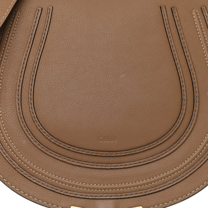 Chloe Calfskin Medium Marcie Round Crossbody Bag Nut 8 of 13