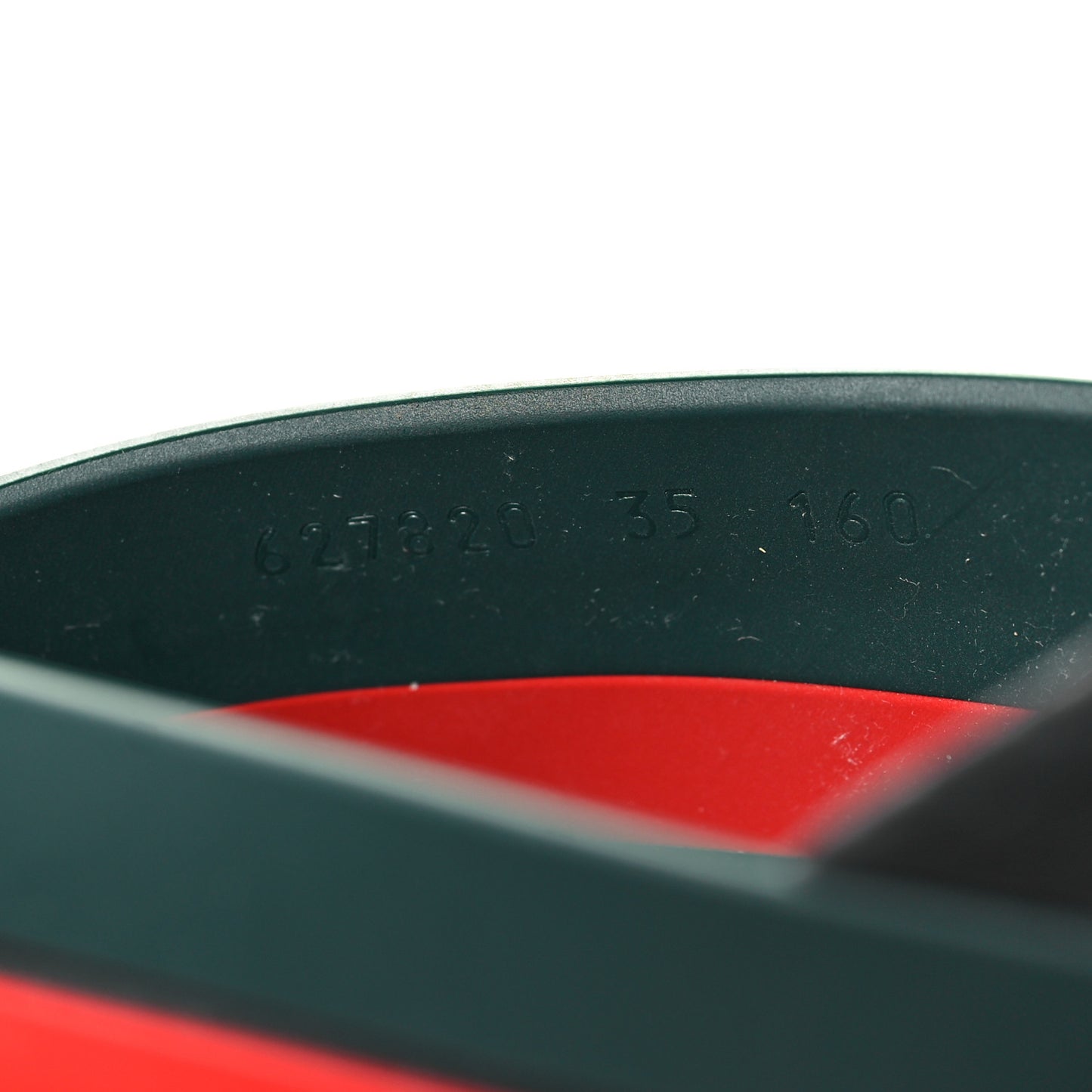 Rubber Web Mens Criss Cross Slide Sandals 35 Green Red