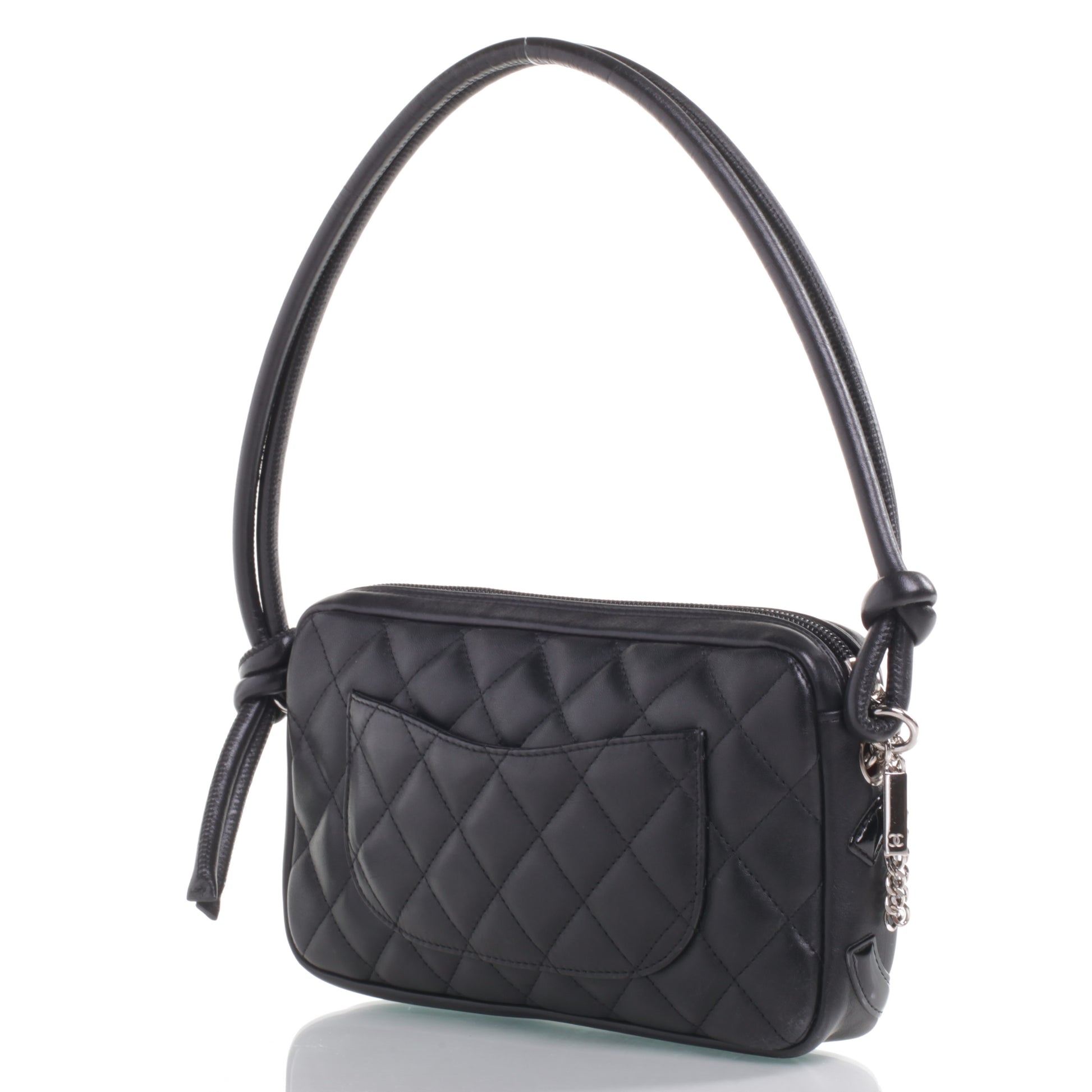 Chanel Calfskin Quilted Cambon Pochette Black 4 of 8