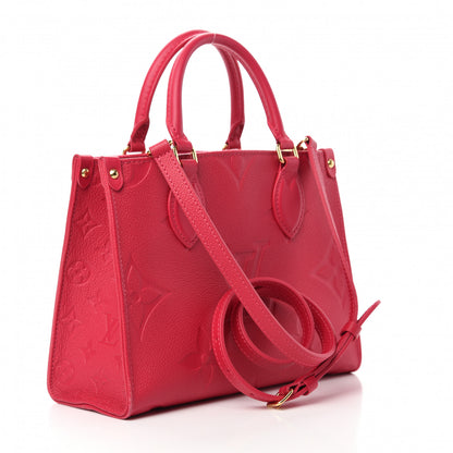 Louis Vuitton Empreinte Monogram Giant Onthego PM Freesia 3 of 14
