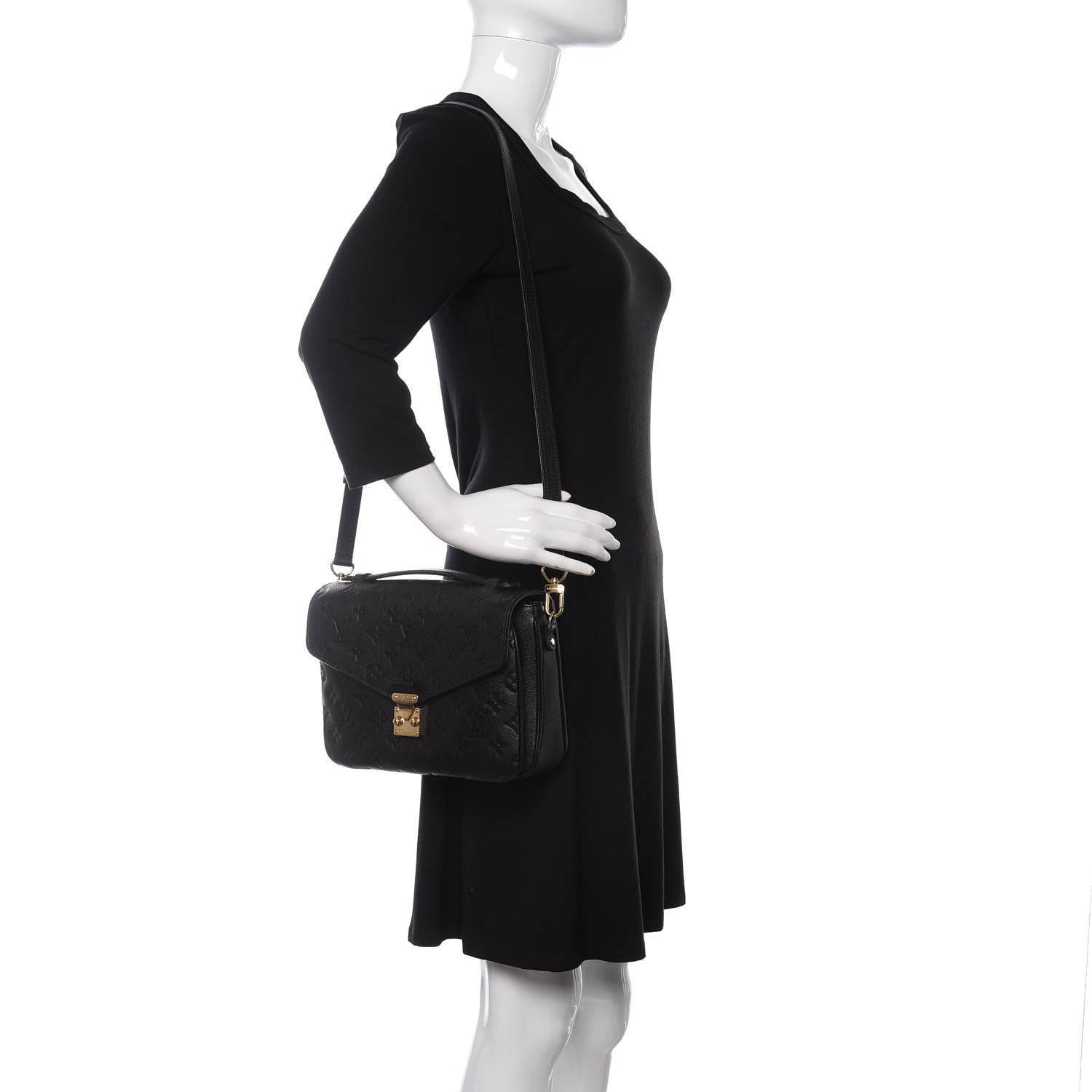 Louis Vuitton Empreinte Pochette Metis Black 2 of 10