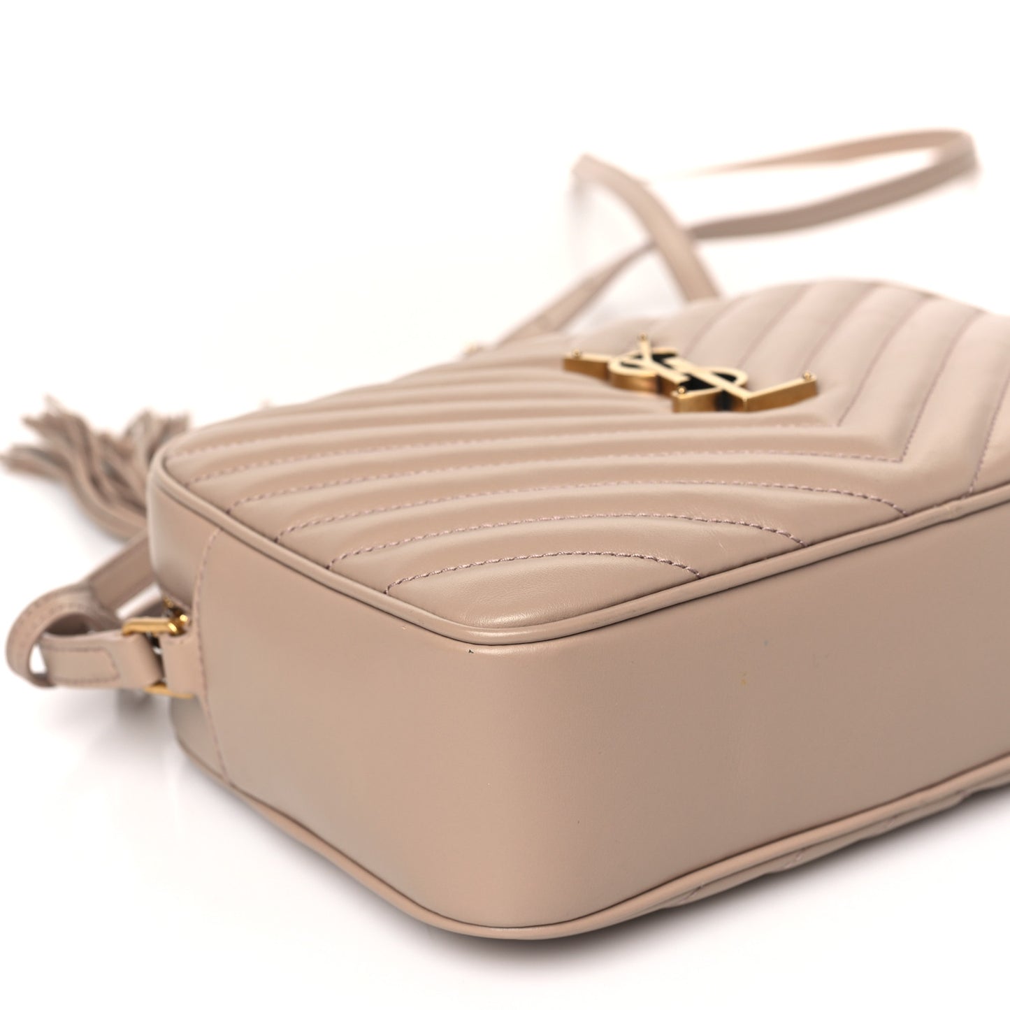 Calfskin Matelasse Monogram Lou Camera Bag Rosy Sand