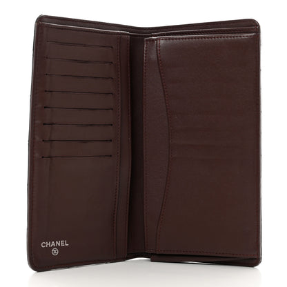 Chanel Lambskin Quilted Yen Wallet Black 5 of 8