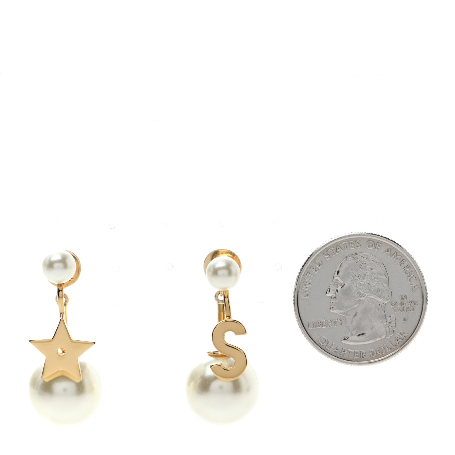 Christian Dior Pearl Dior Star Tribales Earrings 2 of 5