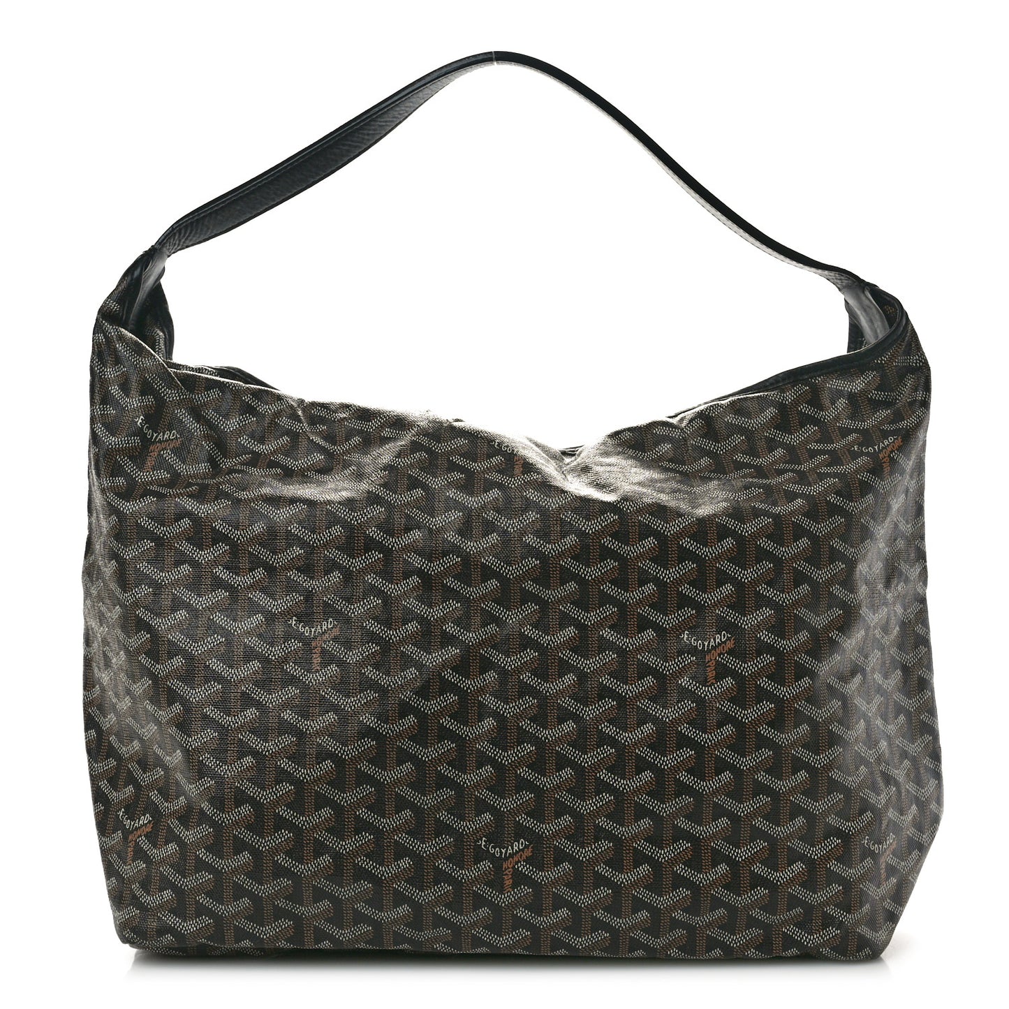 Goyardine Fidji Zip Hobo Black