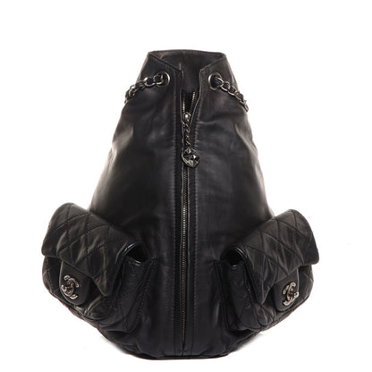 Chanel Calfskin Large Backpack Is Back Black 1 of 8