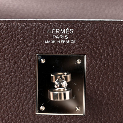 Hermes Togo Kelly Retourne 32 Chocolate 6 of 14