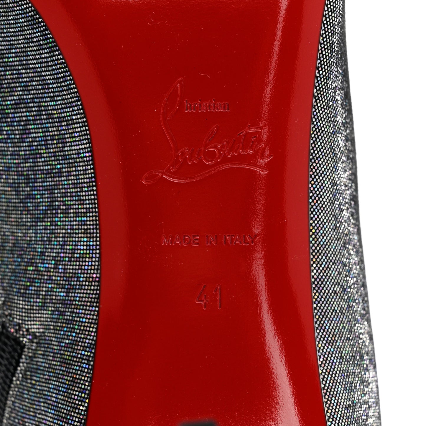 Glitter So Kate Booty 85 Disco Queen Ankle Boots 41 Silver Multicolor
