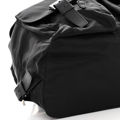 Prada Tessuto Nylon Saffiano Medium Backpack Black 8 of 9
