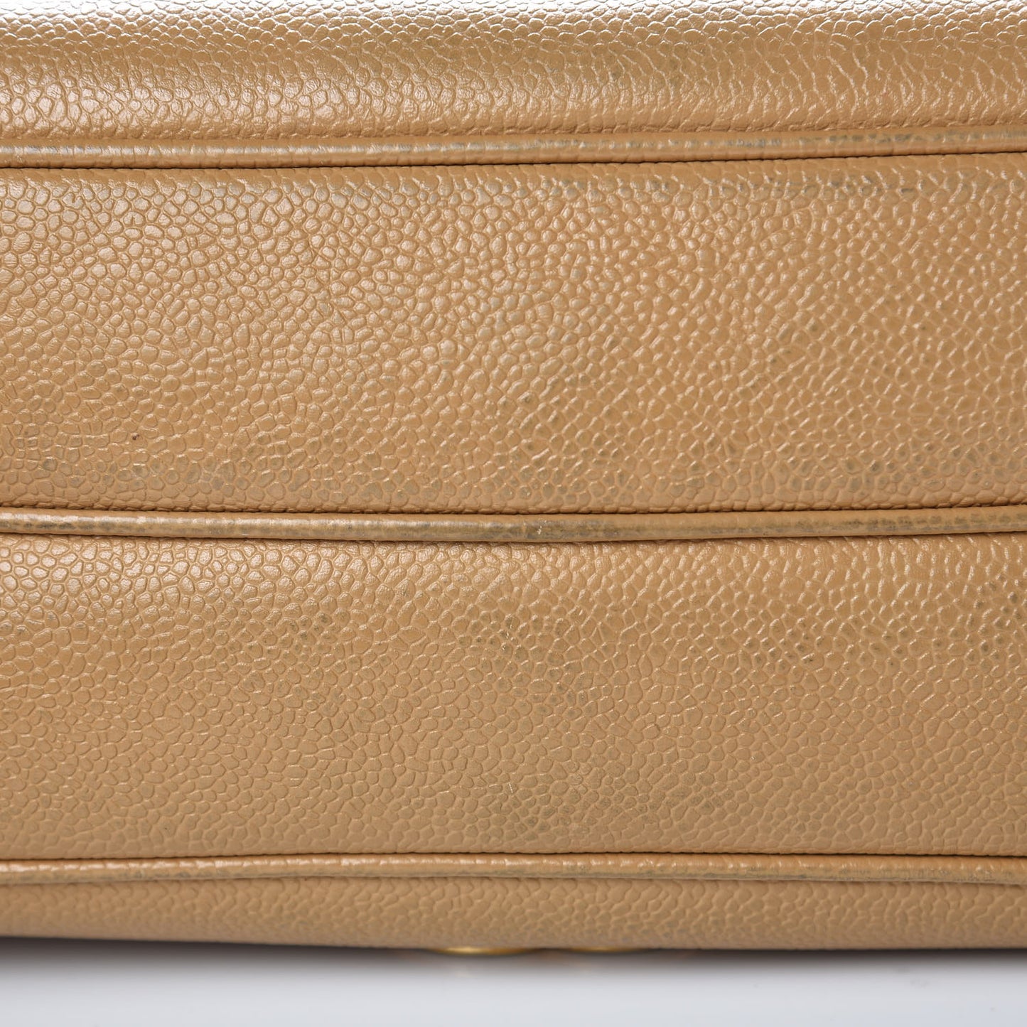 Caviar CC Shoulder Bag Beige
