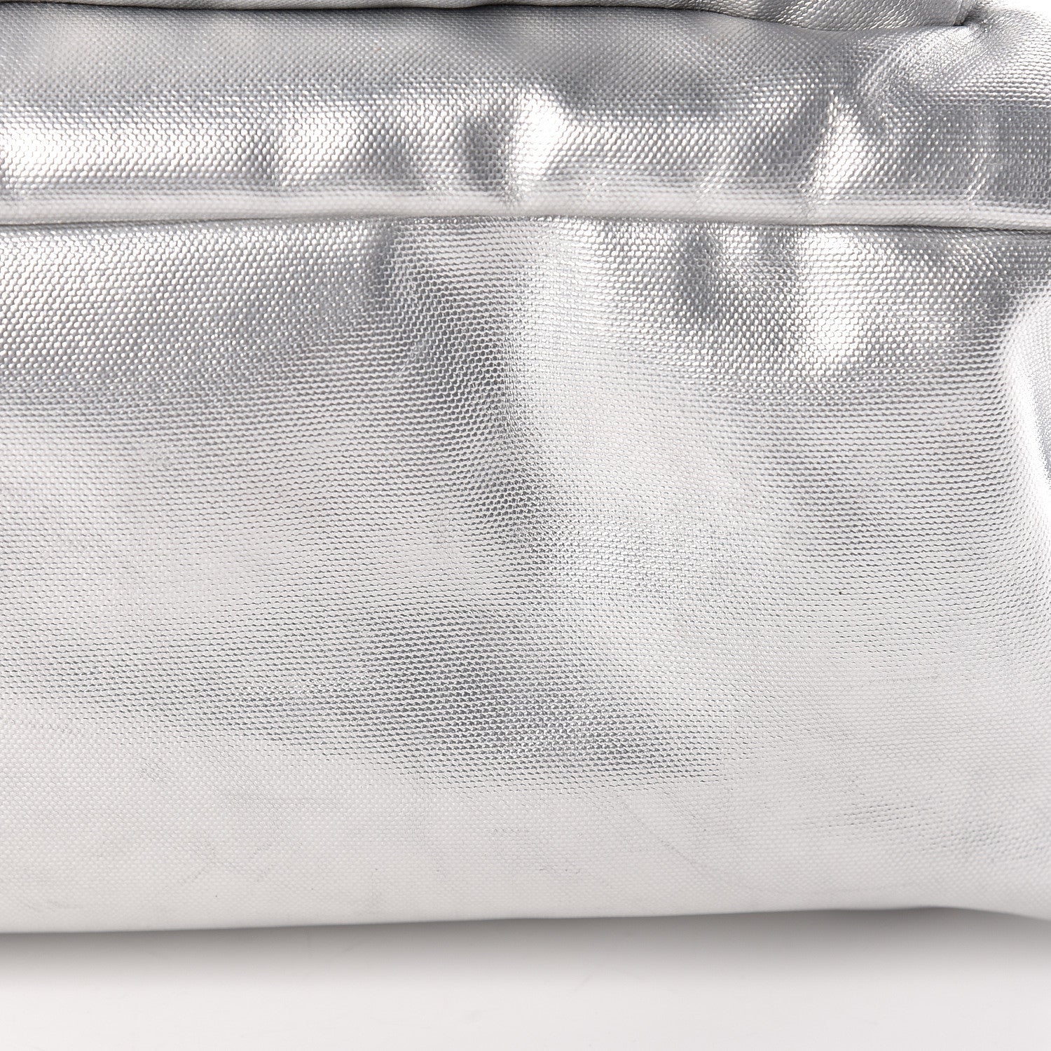 Saint Laurent Nylon Metallic Hunting Backpack Silver 14 of 17