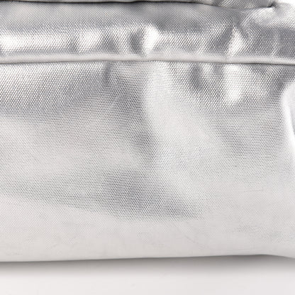 Saint Laurent Nylon Metallic Hunting Backpack Silver 14 of 17