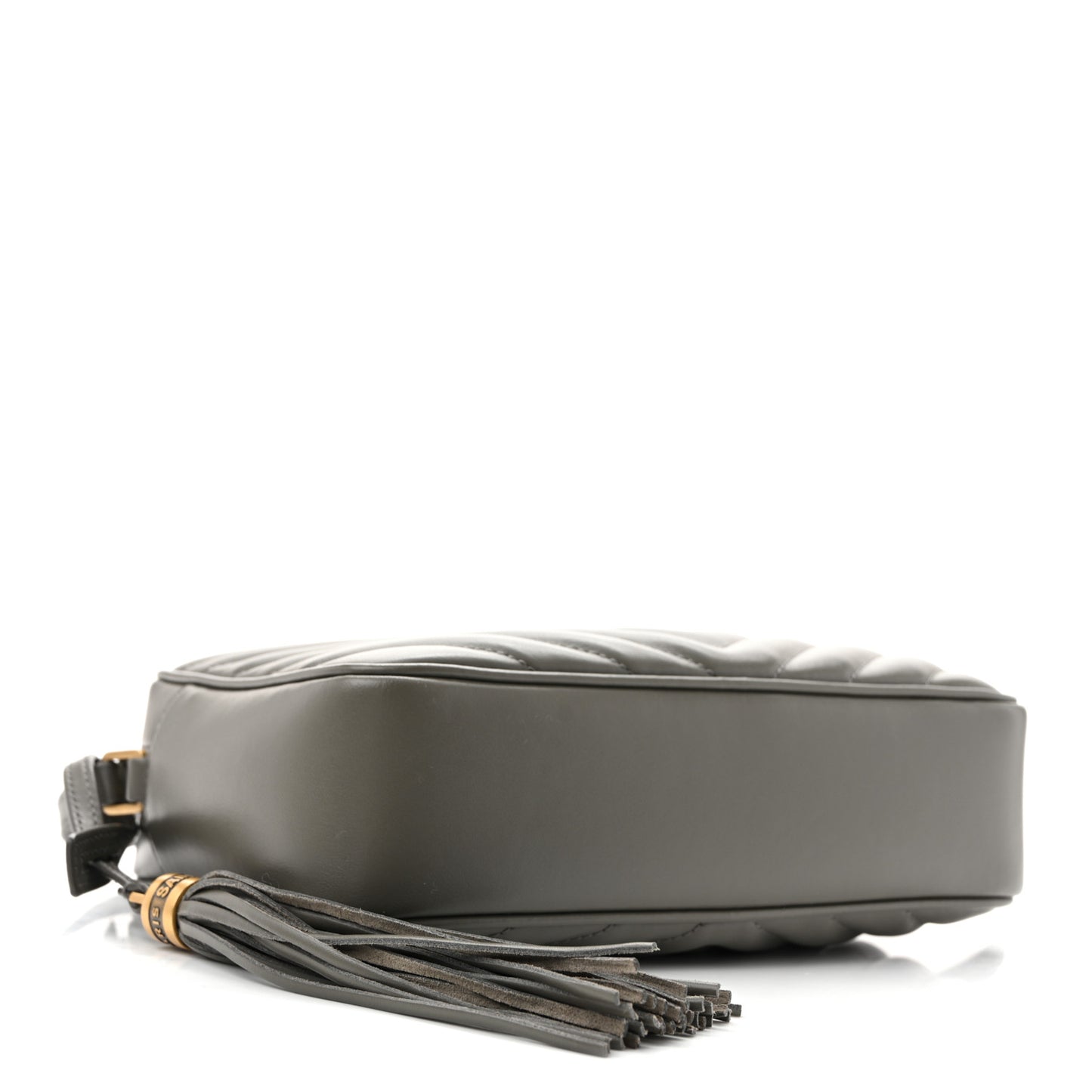Calfskin Matelasse Monogram Lou Camera Bag Dusty Grey