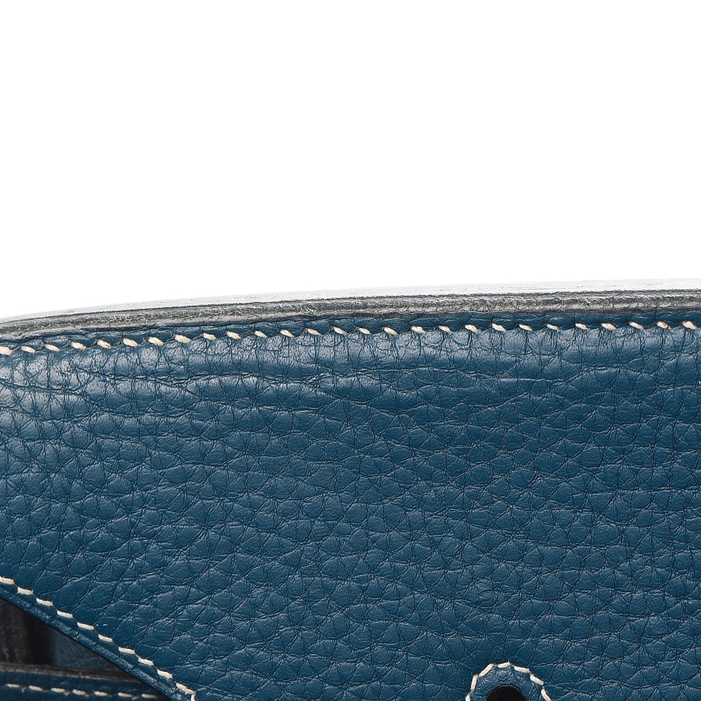 Taurillon Clemence Birkin 35 Bleu Thalassa