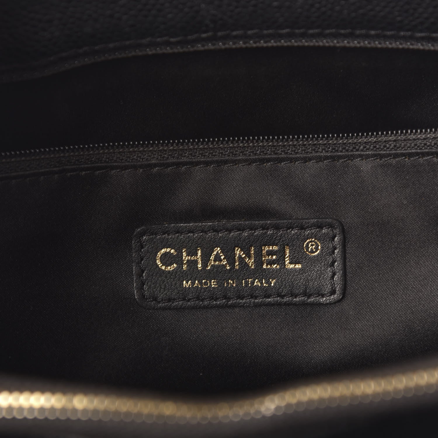 Chanel Caviar Quilted Grand Shopping Tote GST Black 6 of 13