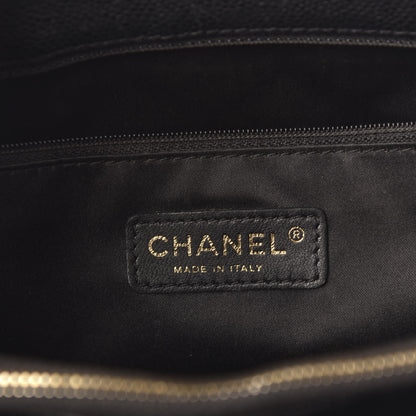 Chanel Caviar Quilted Grand Shopping Tote GST Black 6 of 13