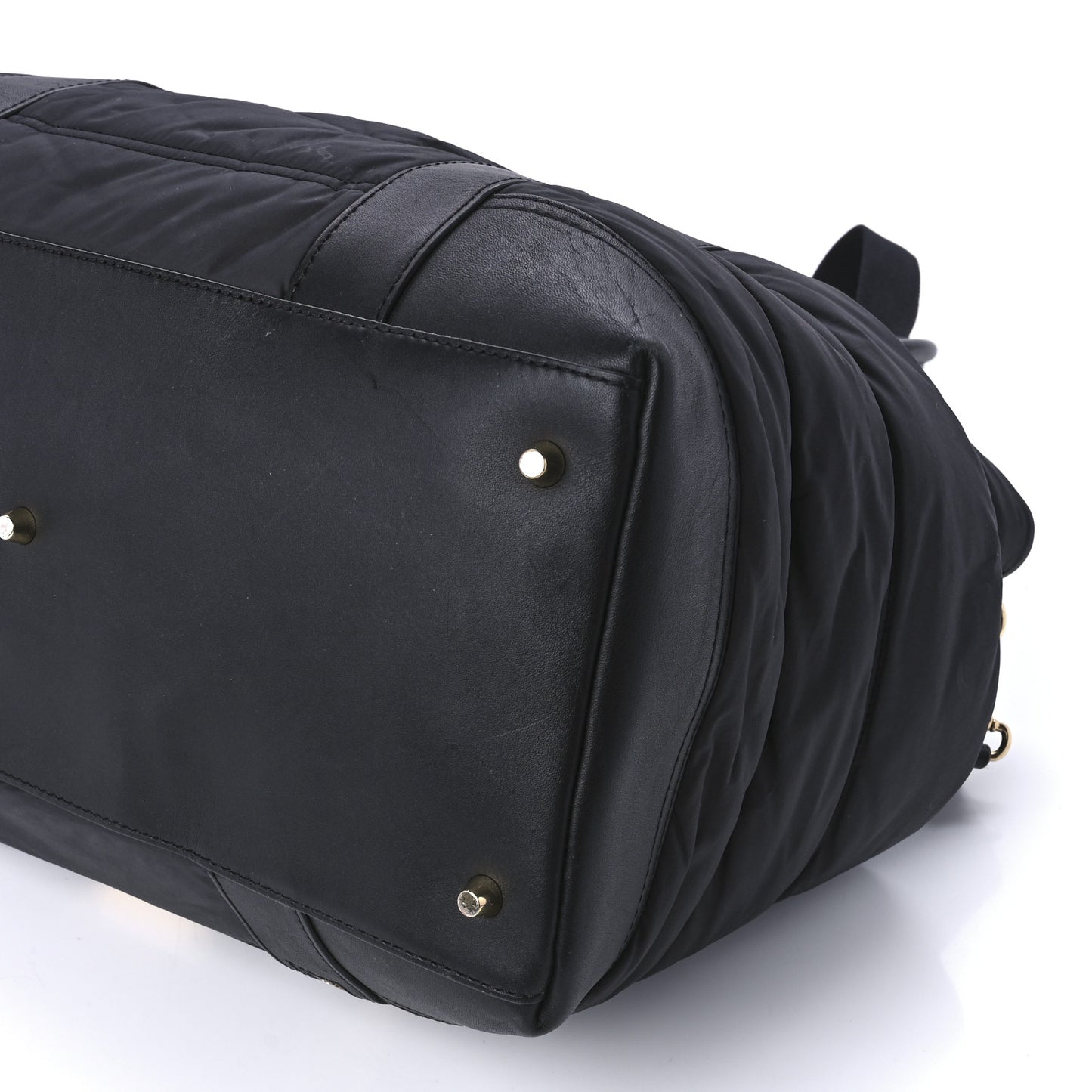 Nylon Large Olympia Diaper Bag Black