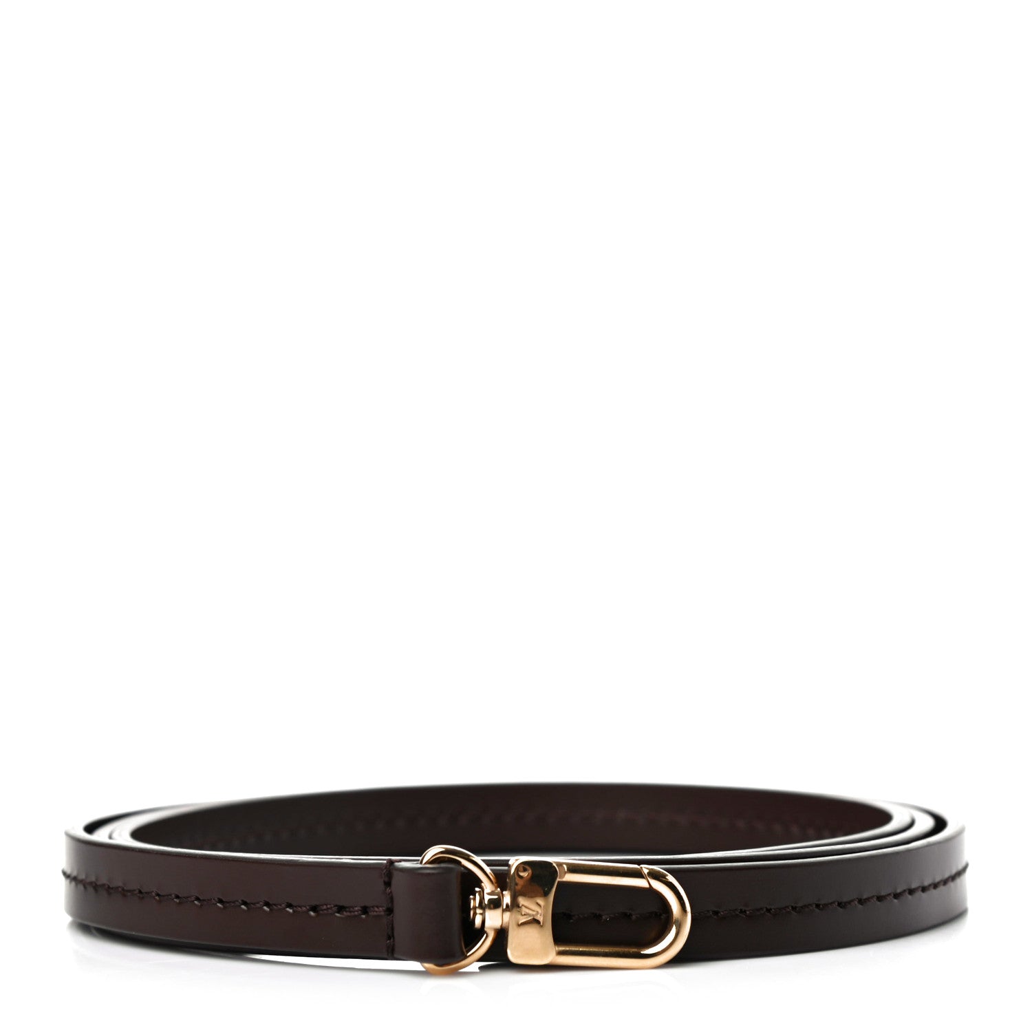 Louis Vuitton Calfskin 12mm Favorite Long Strap Brown 1 of 4