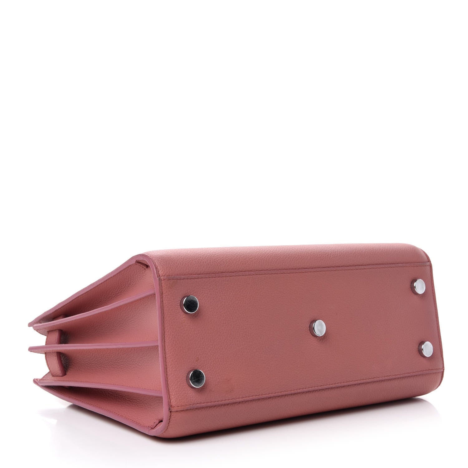 Saint Laurent Grained Calfskin Baby Sac De Jour Dark Rose 5 of 10