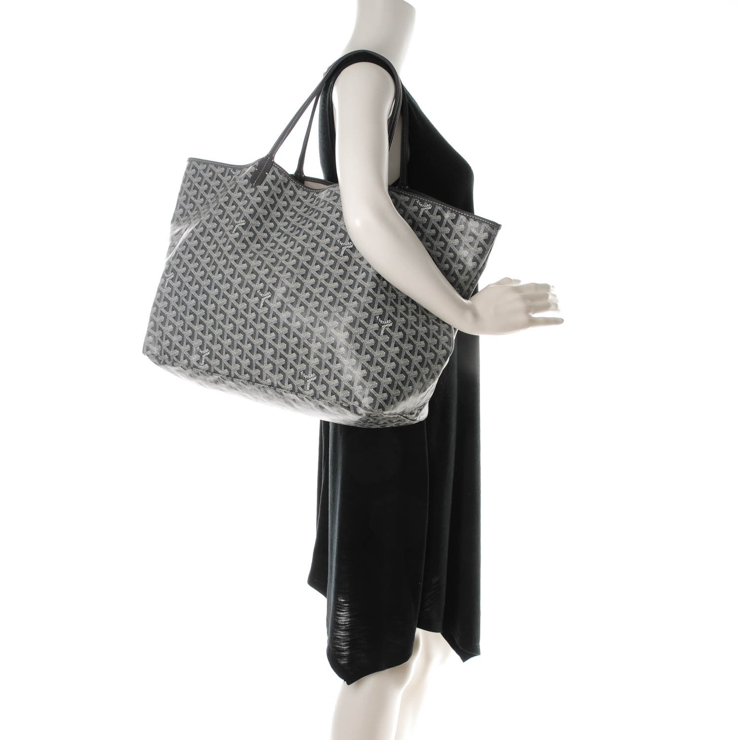Goyard Goyardine Saint Louis GM Grey 2 of 8