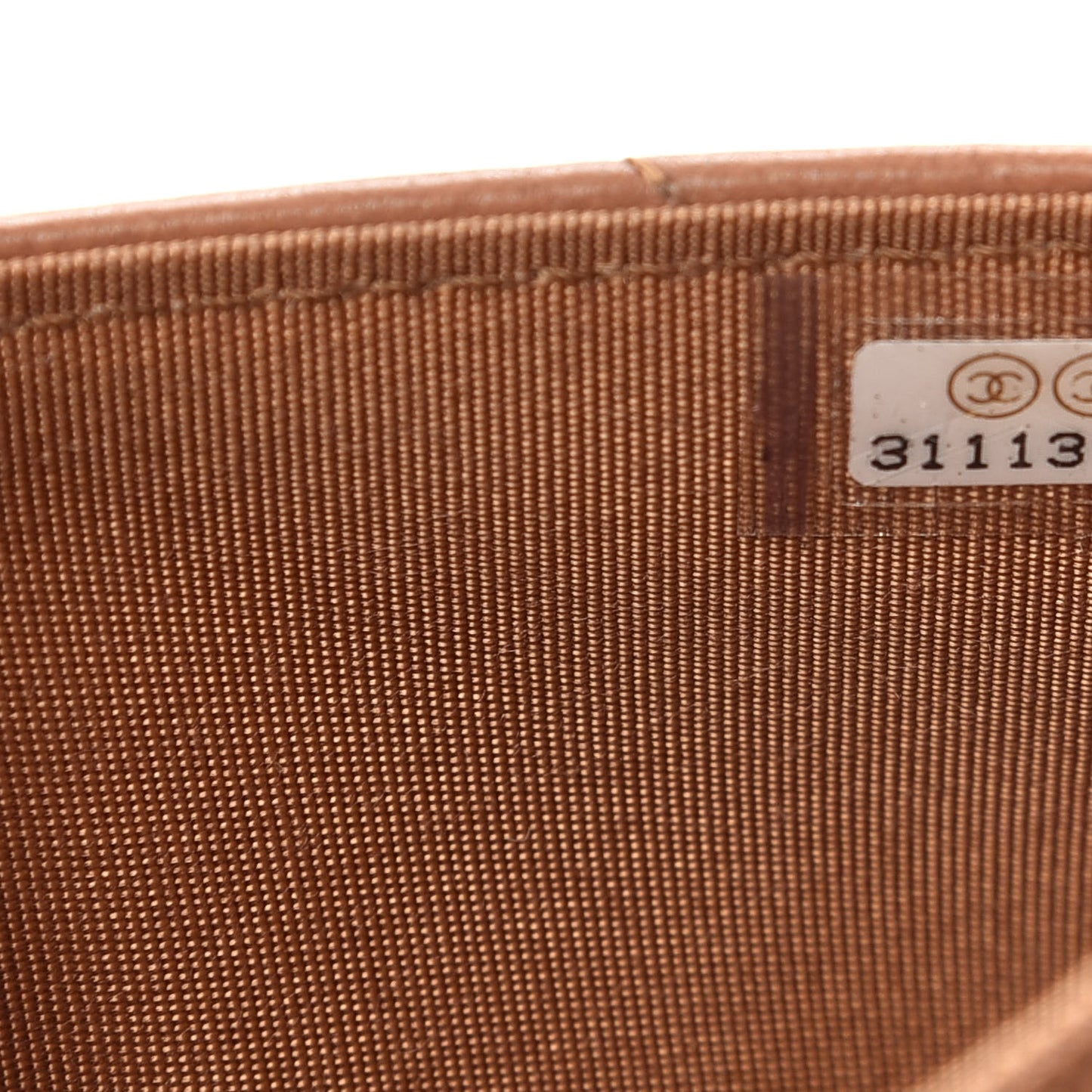 Lambskin Quilted Chanel 19 Wallet On Chain WOC Brown