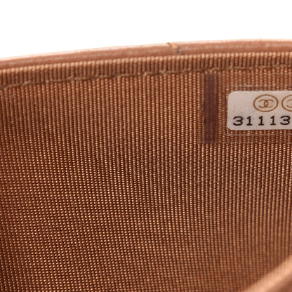 Chanel Lambskin Quilted Chanel 19 Wallet On Chain WOC Brown 8 of 11