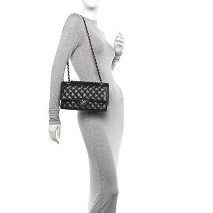 Chanel Caviar Quilted Medium Double Flap Black 2 of 11
