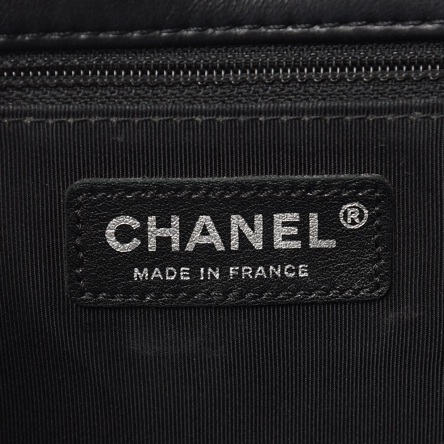 Perforated Lambskin Quilted New Medium Boy Flap Black