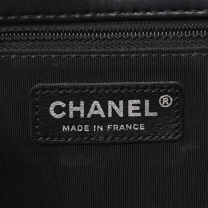 Chanel Perforated Lambskin Quilted New Medium Boy Flap Black 6 of 24