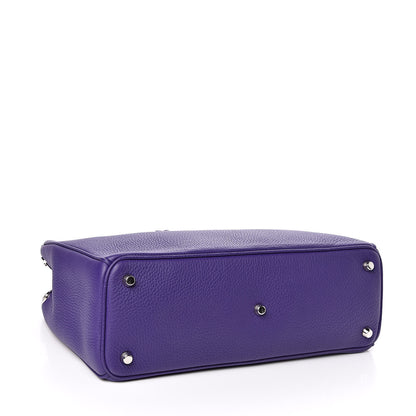 Christian Dior Bullcalf Medium Diorissimo Tote Purple 5 of 10