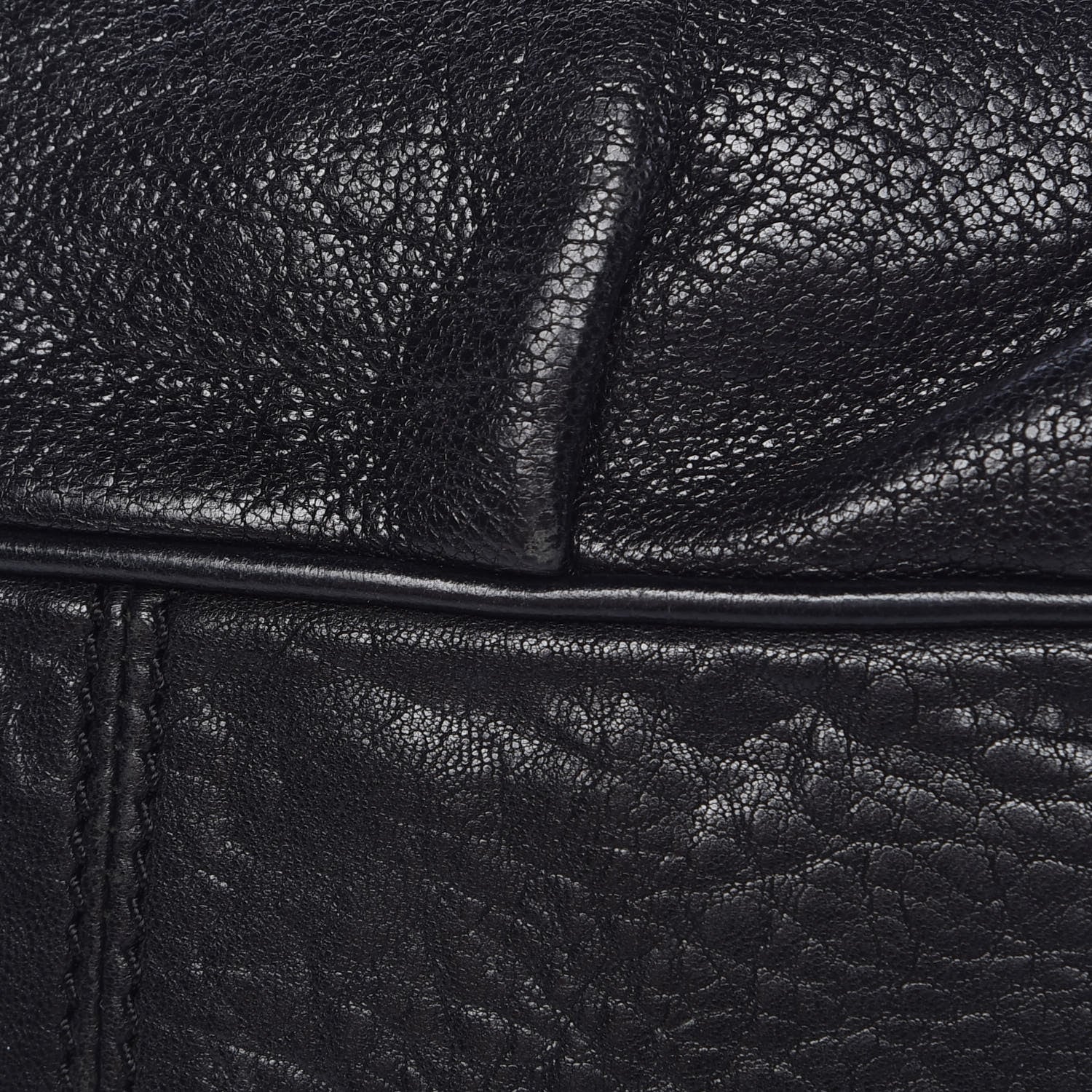 Fendi Crinkled Lambskin Mia Shoulder Flap Black 13 of 16