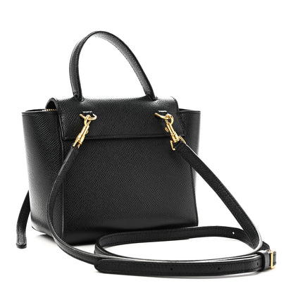 Celine Grained Calfskin Pico Belt Bag Black 3 of 10