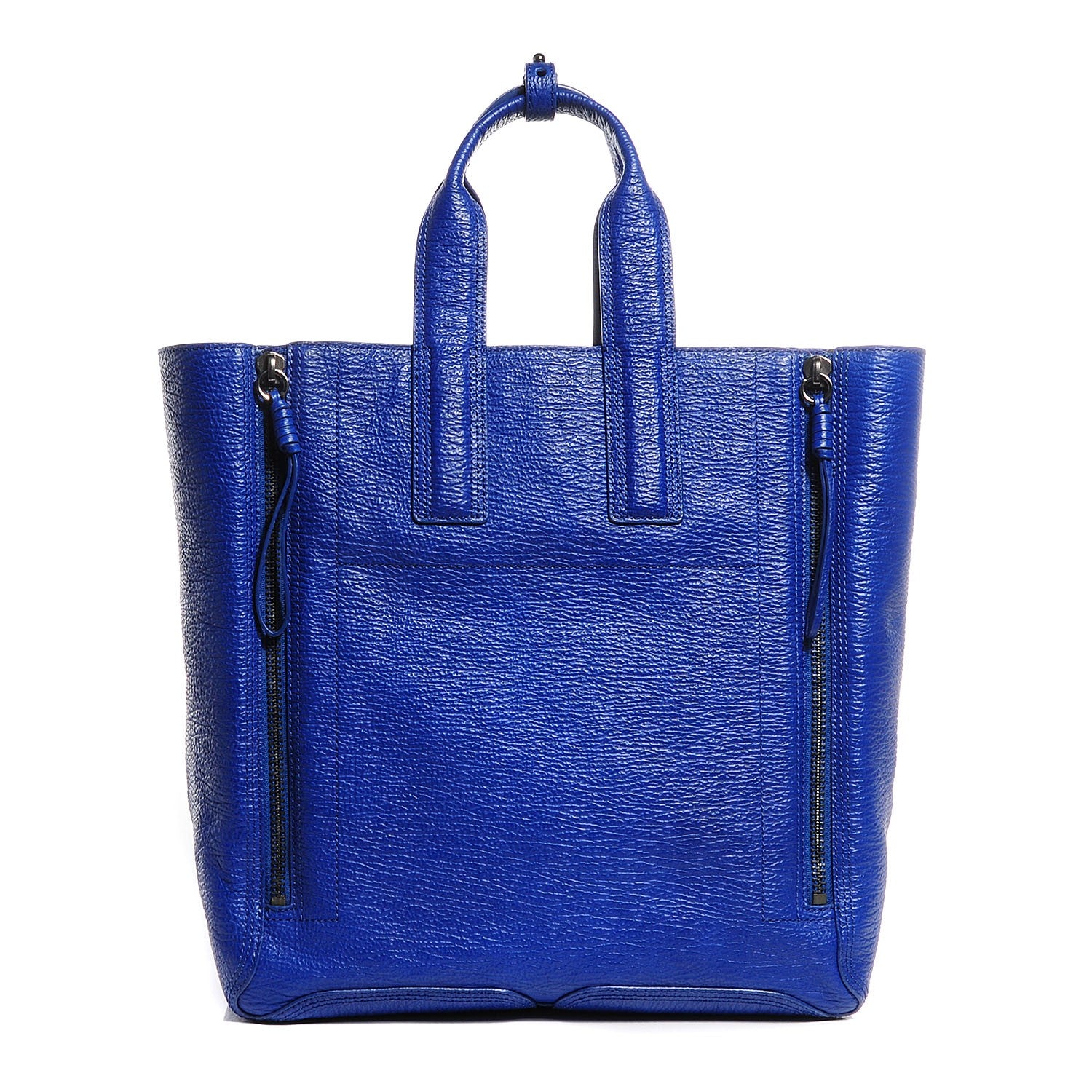 3.1 Phillip Lim 3.1 Leather Large Pashli Tote Cobalt 1 of 10