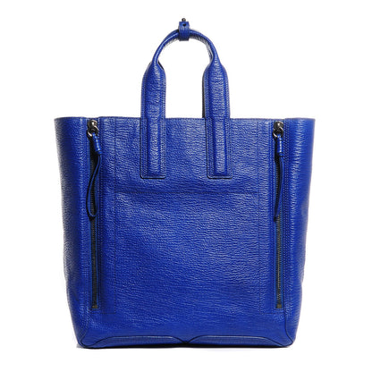 3.1 Phillip Lim 3.1 Leather Large Pashli Tote Cobalt 1 of 10