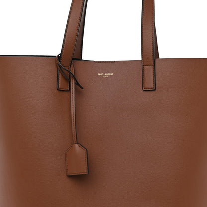 Saint Laurent Calfskin Bold Shopping Tote Brown 9 of 11