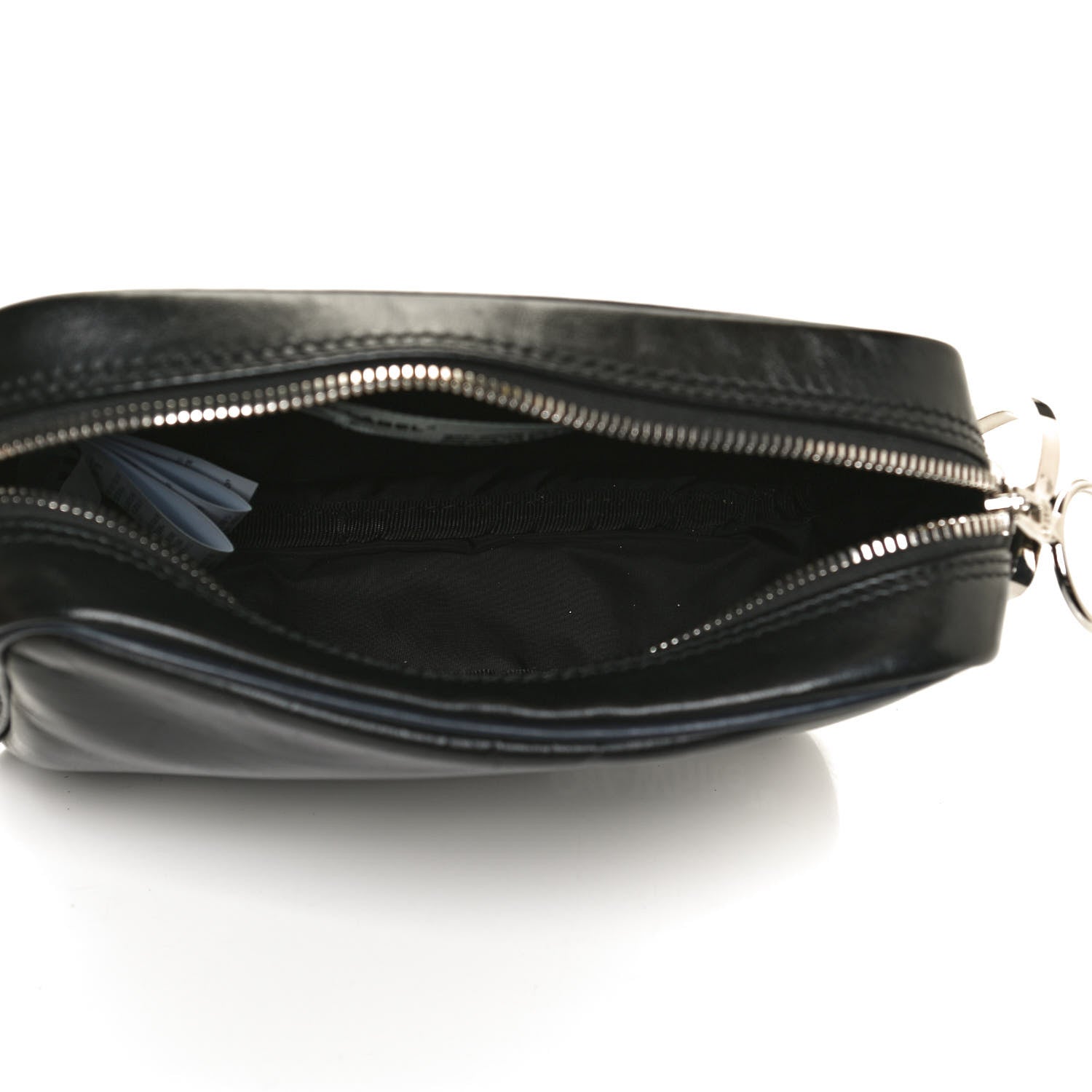 Off-White Calfskin Logo Crossbody Bag Black 5 of 11
