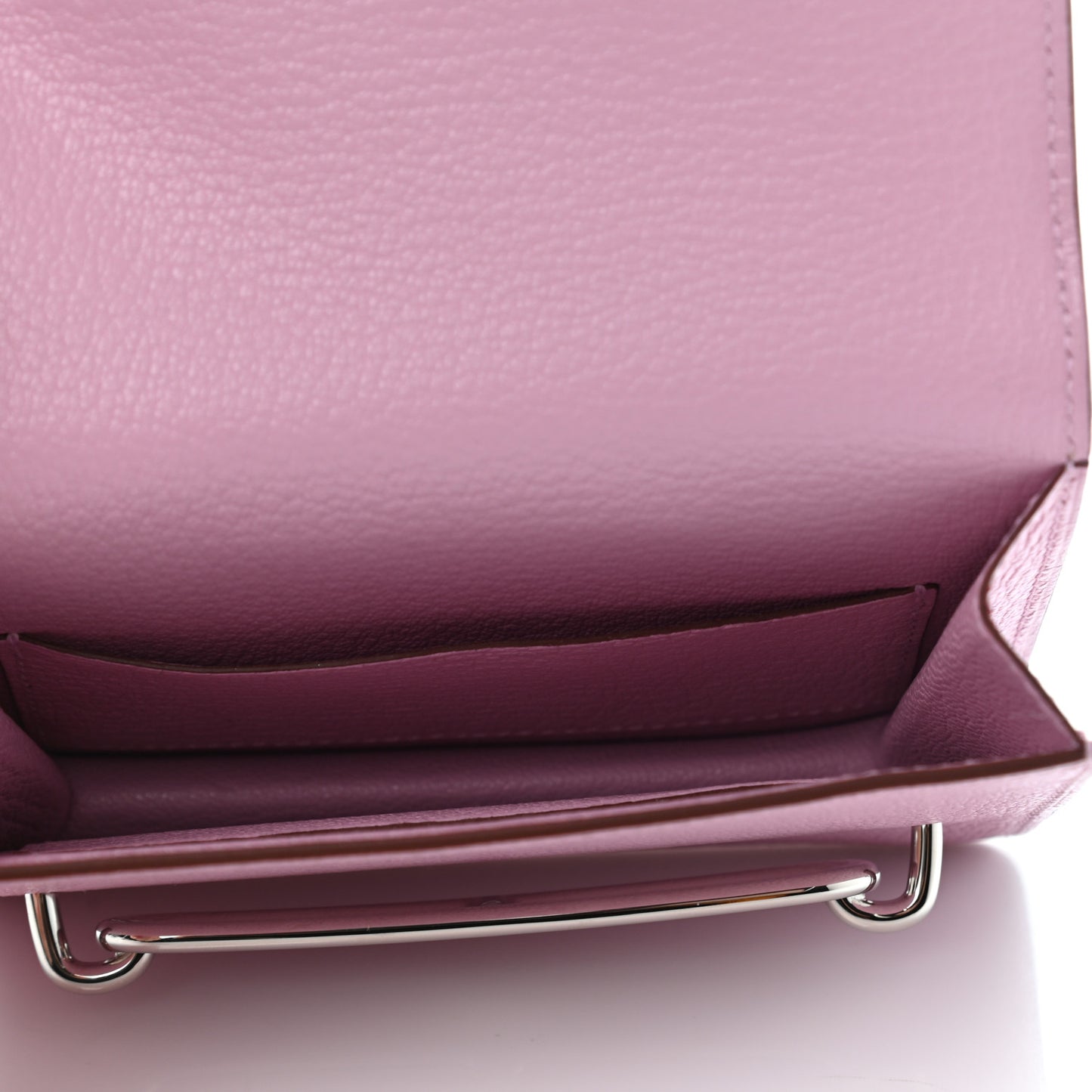 Chevre Mysore Roulis Slim Wallet Mauve Sylvestre