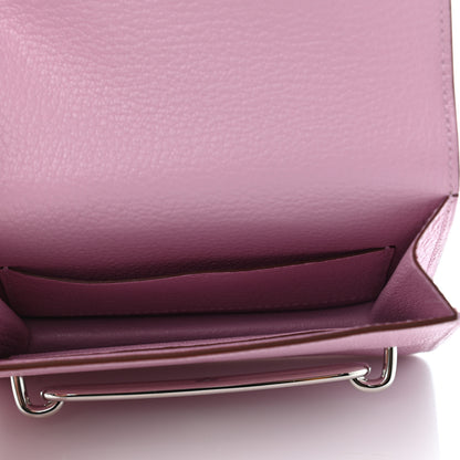 Hermes Chevre Mysore Roulis Slim Wallet Mauve Sylvestre 5 of 7