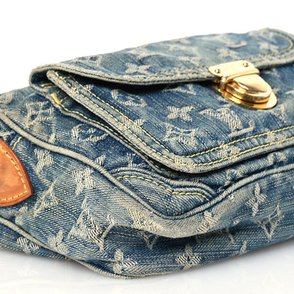 Louis Vuitton Monogram Denim Bum Bag Blue 9 of 17